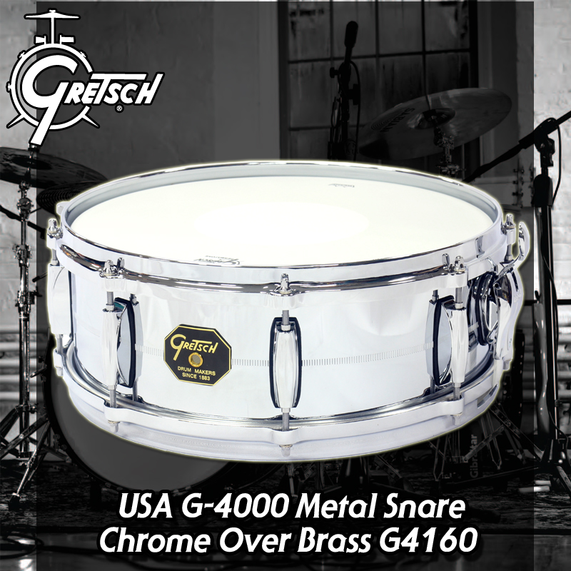 Gretsch USA G-4000 Series Chrome Over Brass -G4160-